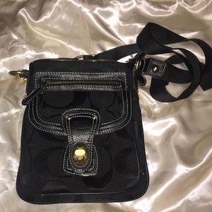 Black Coach crossbody